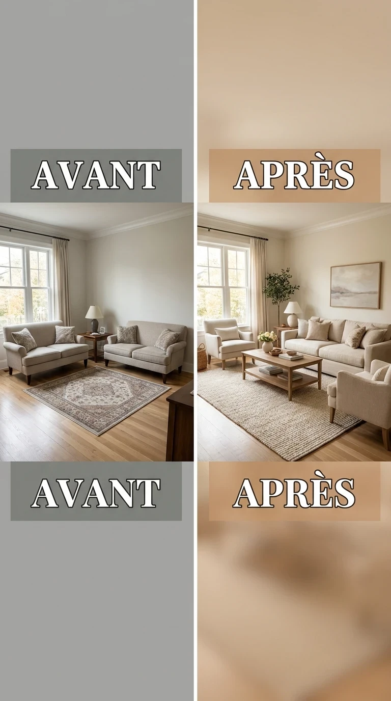 Le tapis aux bonnes proportions, ni trop petit ni trop grand