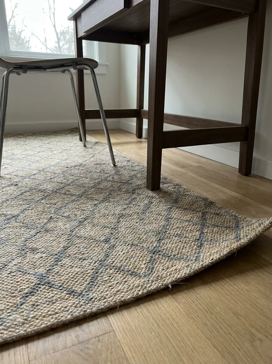 Le Tapis de Bureau : Zone Travail Ancrée au Sol