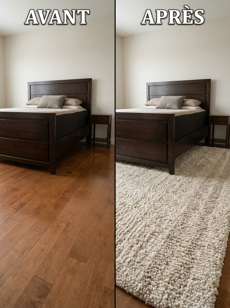 Le tapis : l'ancre de la chambre