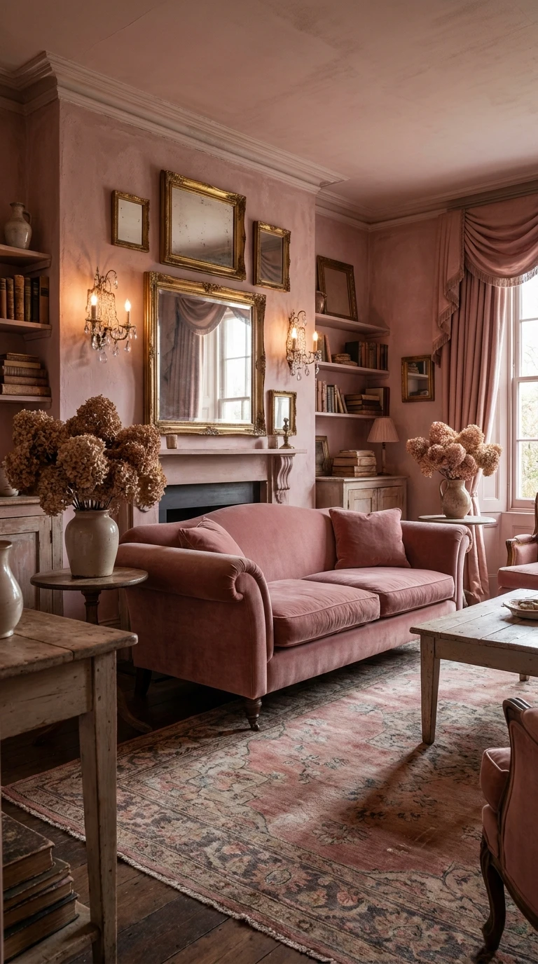 Le vieux rose pour une ambiance romantique et vintage