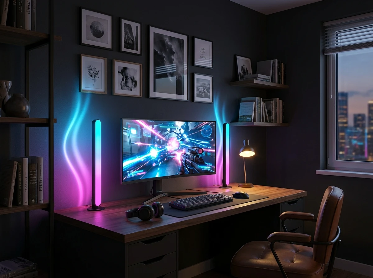 L'éclairage gaming: immersif mais intégré