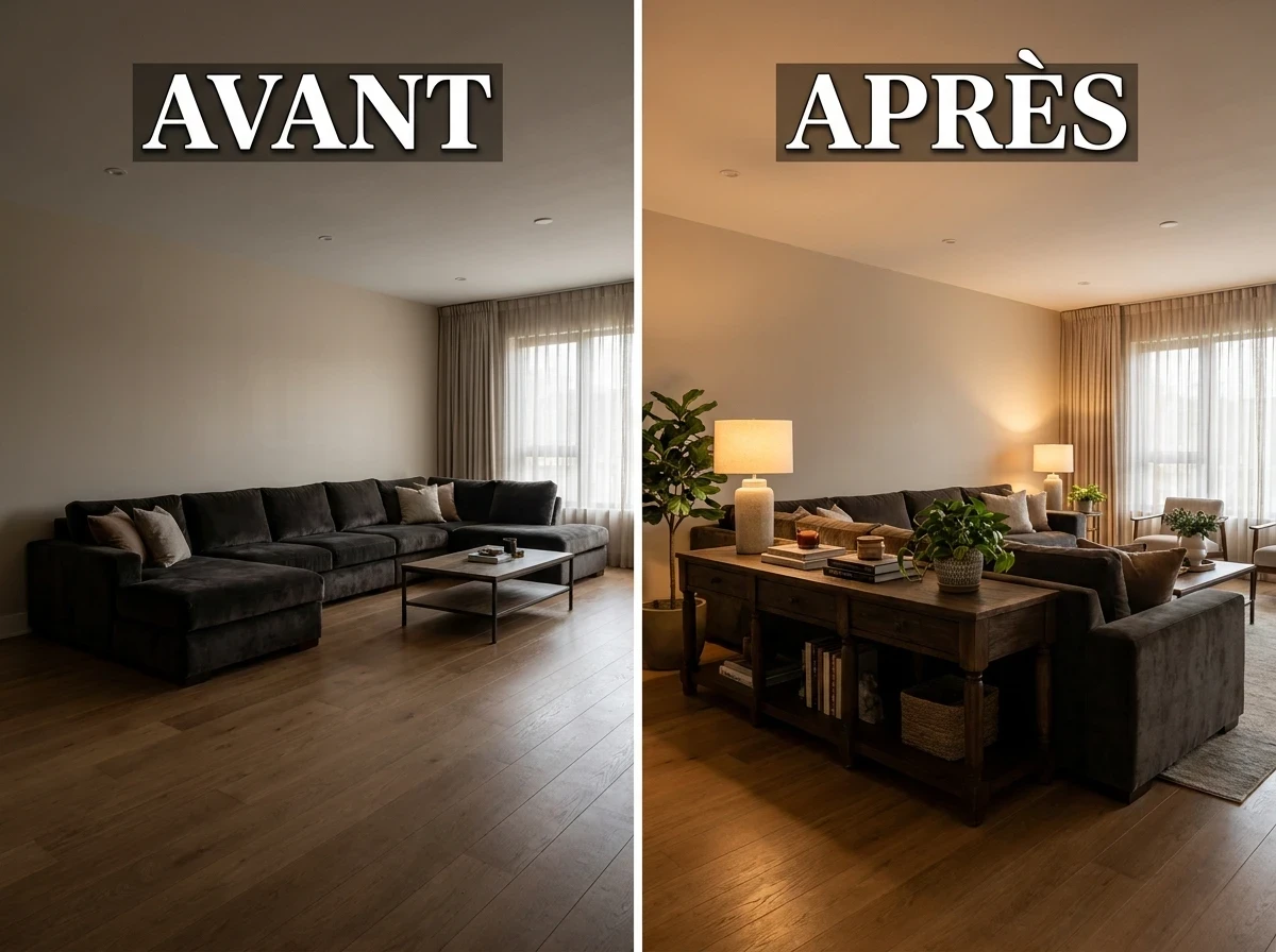 L'erreur du canapé collé au mur
