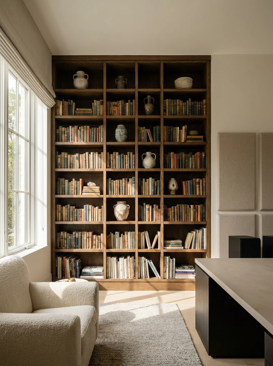 Les bibliothèques comme mur acoustique naturel