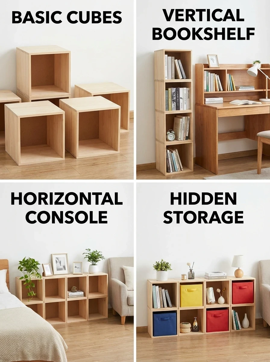 Les Cubes Modulables comme Séparateur de Zone