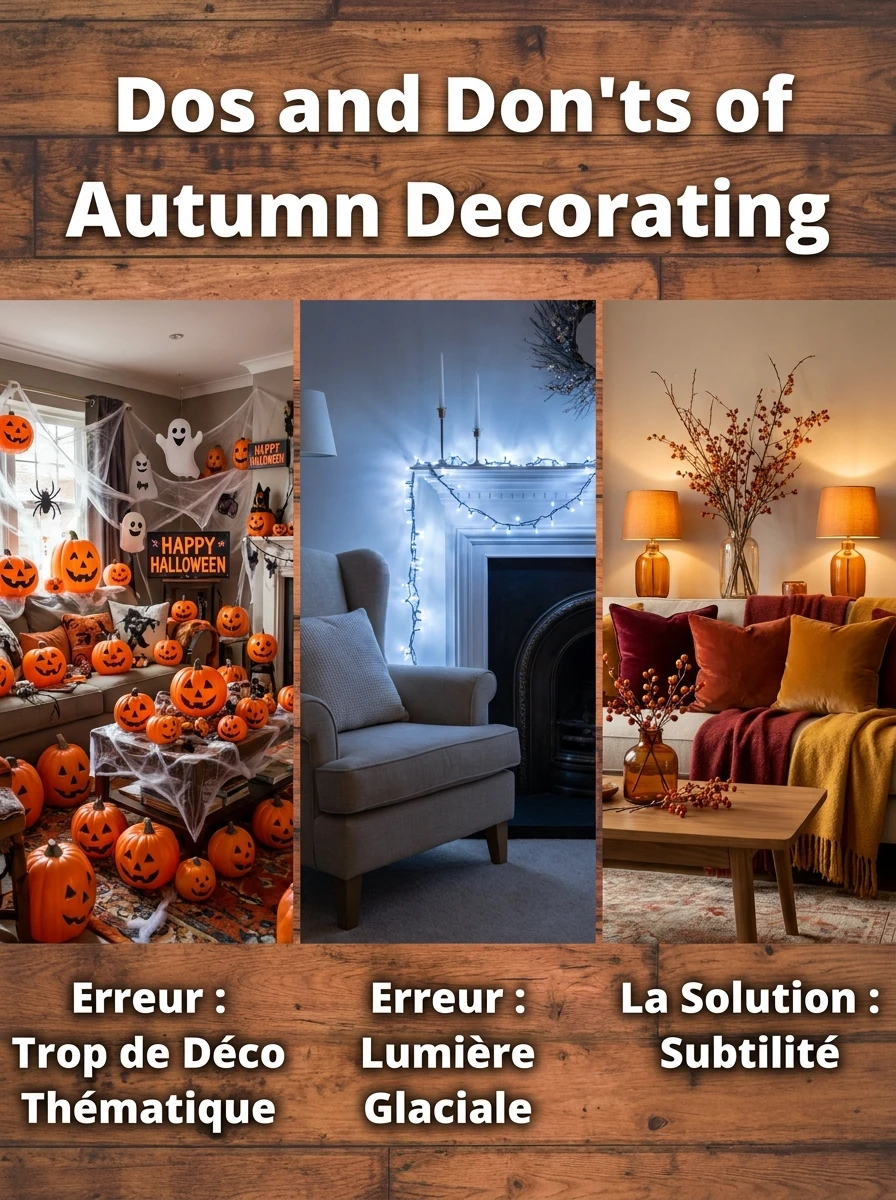 Les erreurs à éviter pour un salon automne réussi
