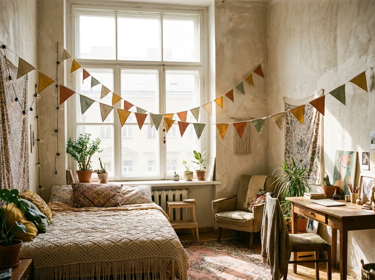 Les Fanions et Guirlandes en Tissu: Esprit Fête Permanente