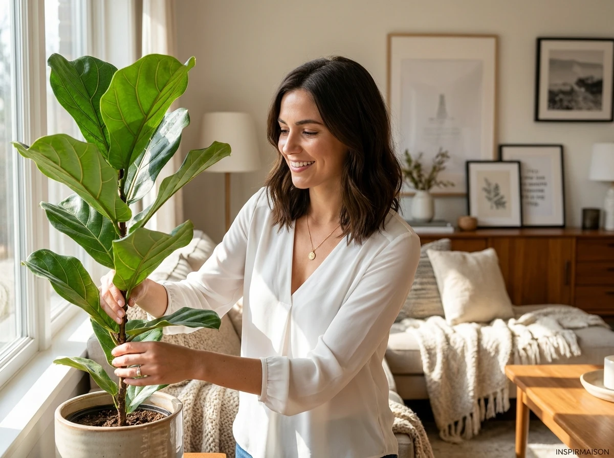 Les plantes vertes, vitalité visuelle et équilibre aérien
