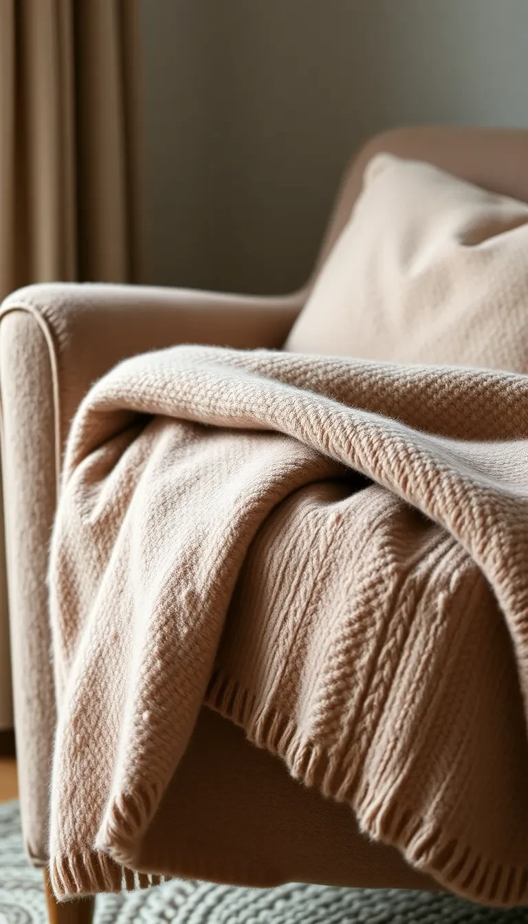 Les textiles qui voyagent d'une pièce à l'autre