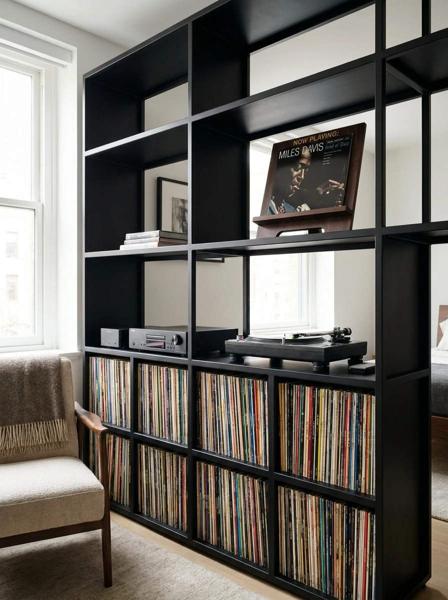 Les vinyles: rangement et déco en un