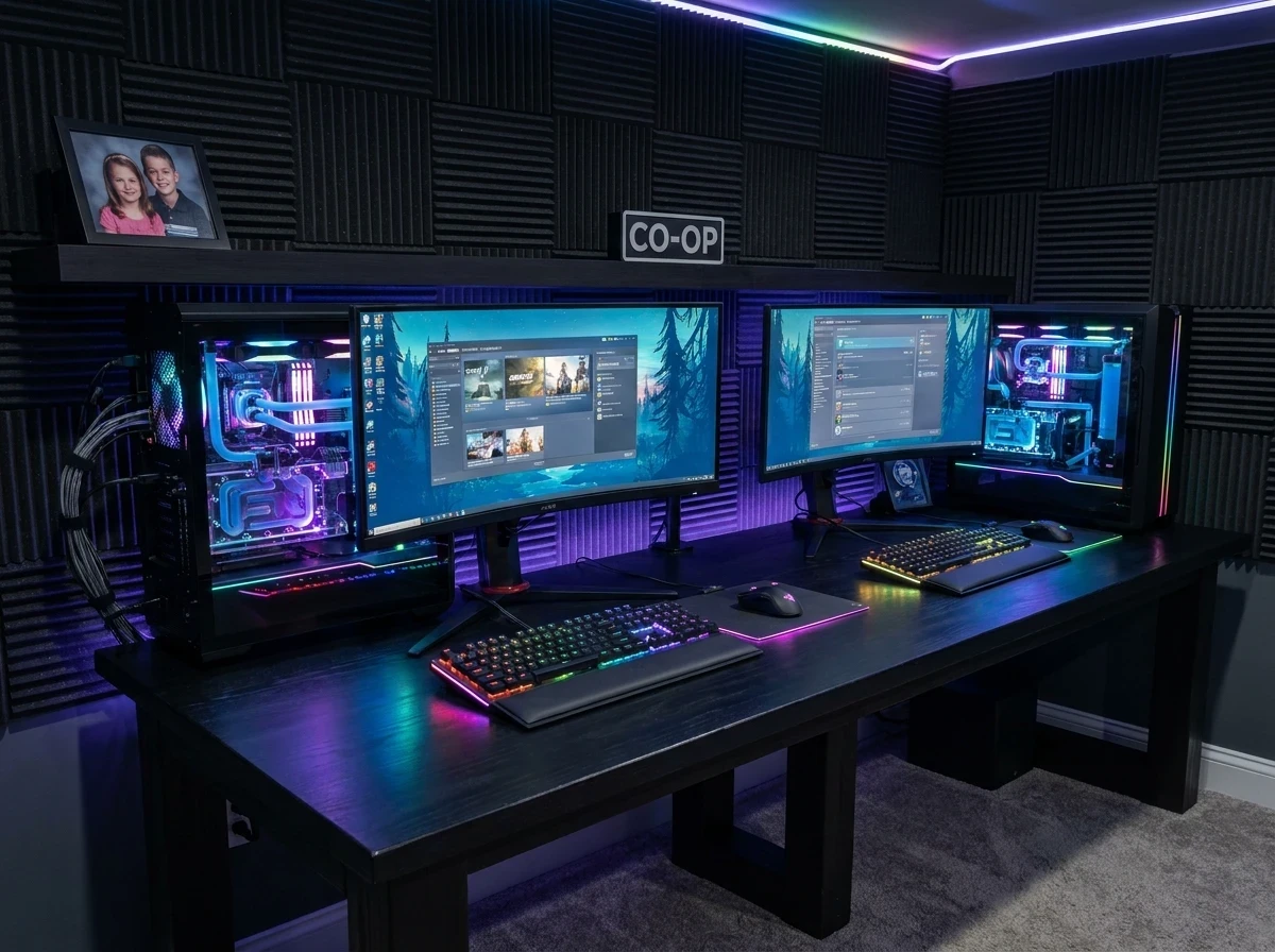L'Espace Gaming Partagé : Quand Ils ont la Même Passion