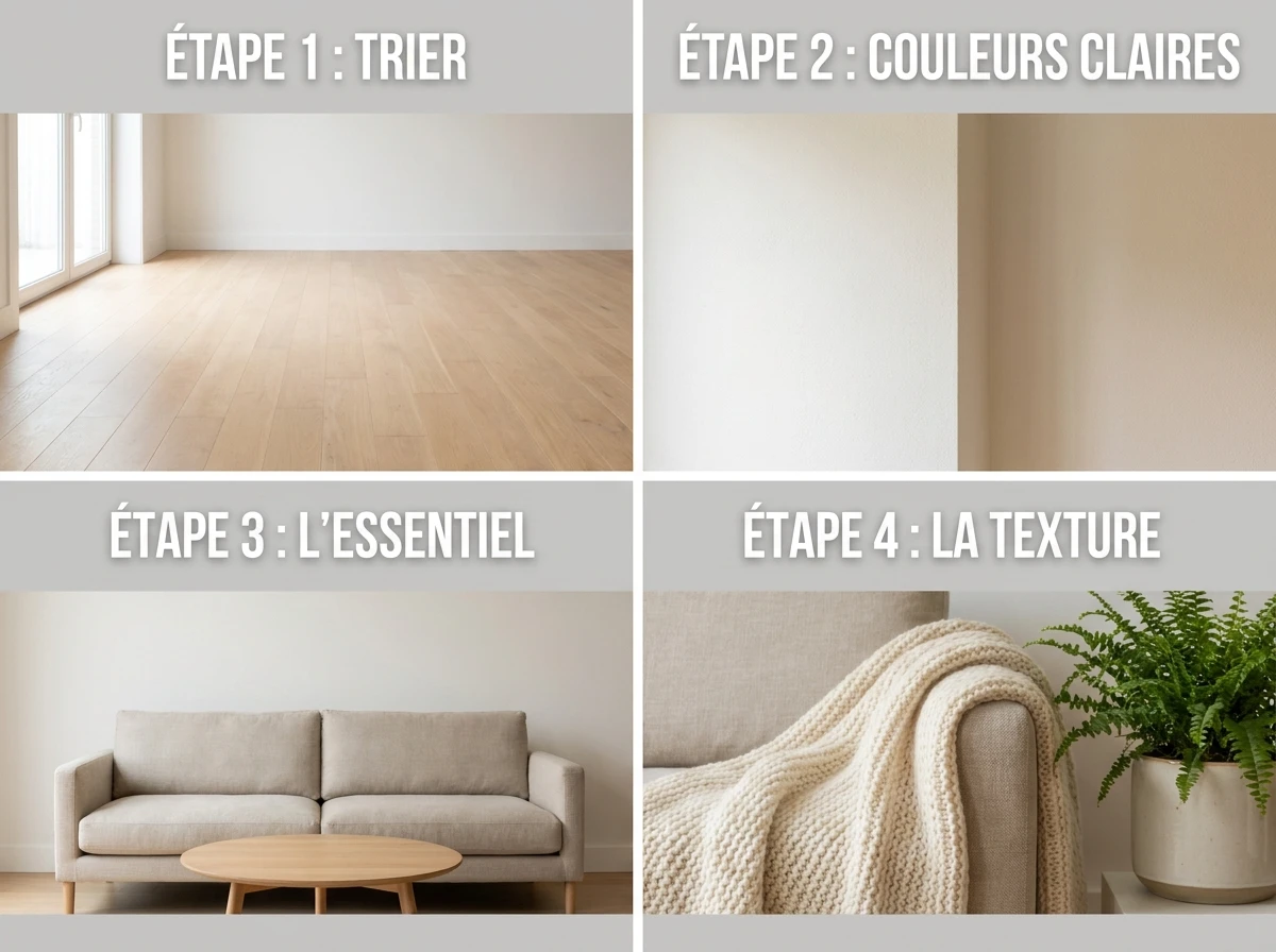 On récapitule ensemble salon simple
