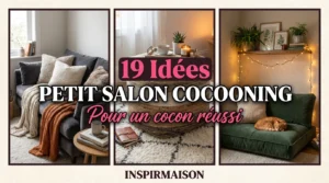 Trois idées de décoration pour un petit salon cocooning et confortable.