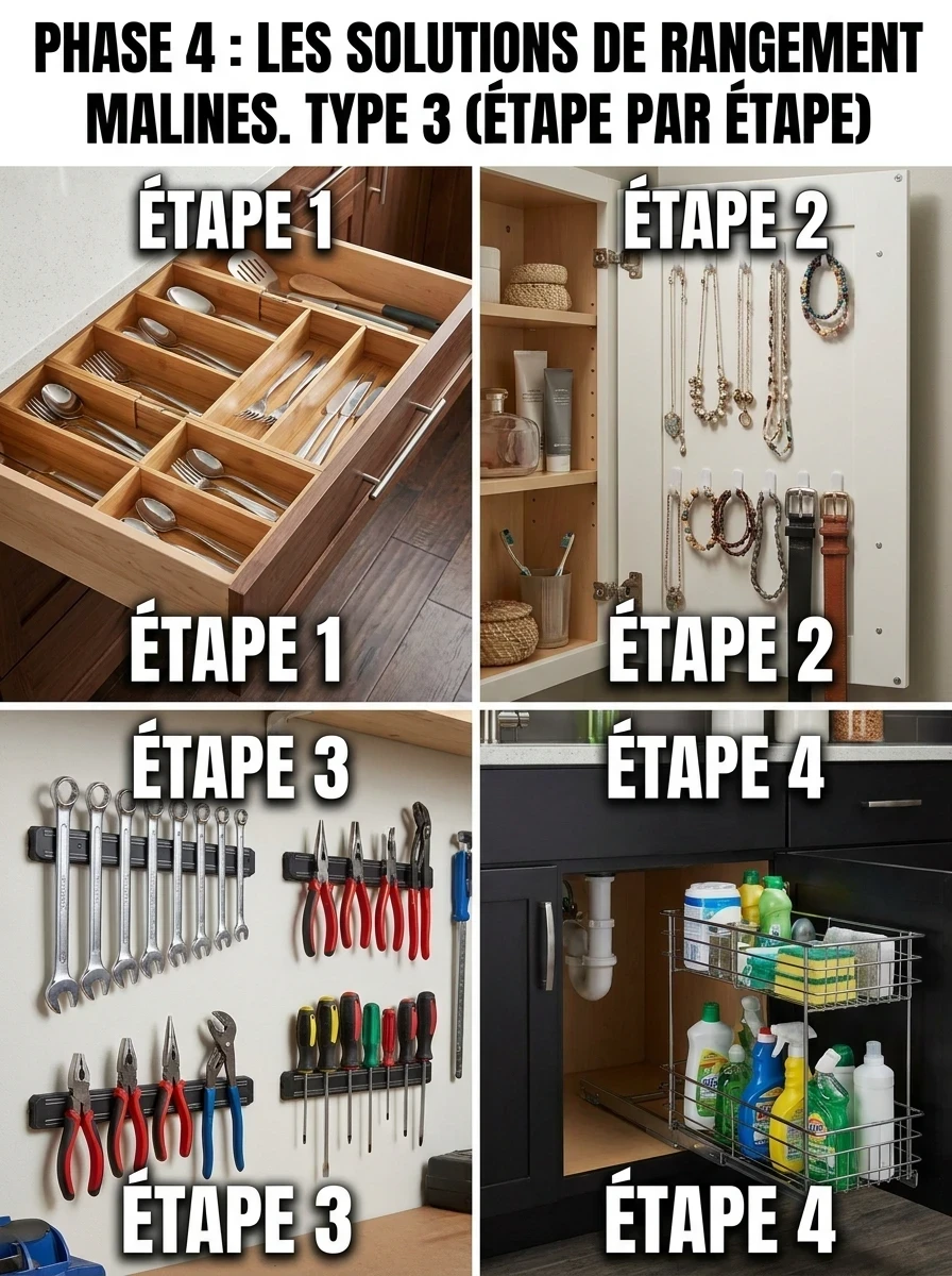 Phase 4 : Les Solutions de Rangement Malines