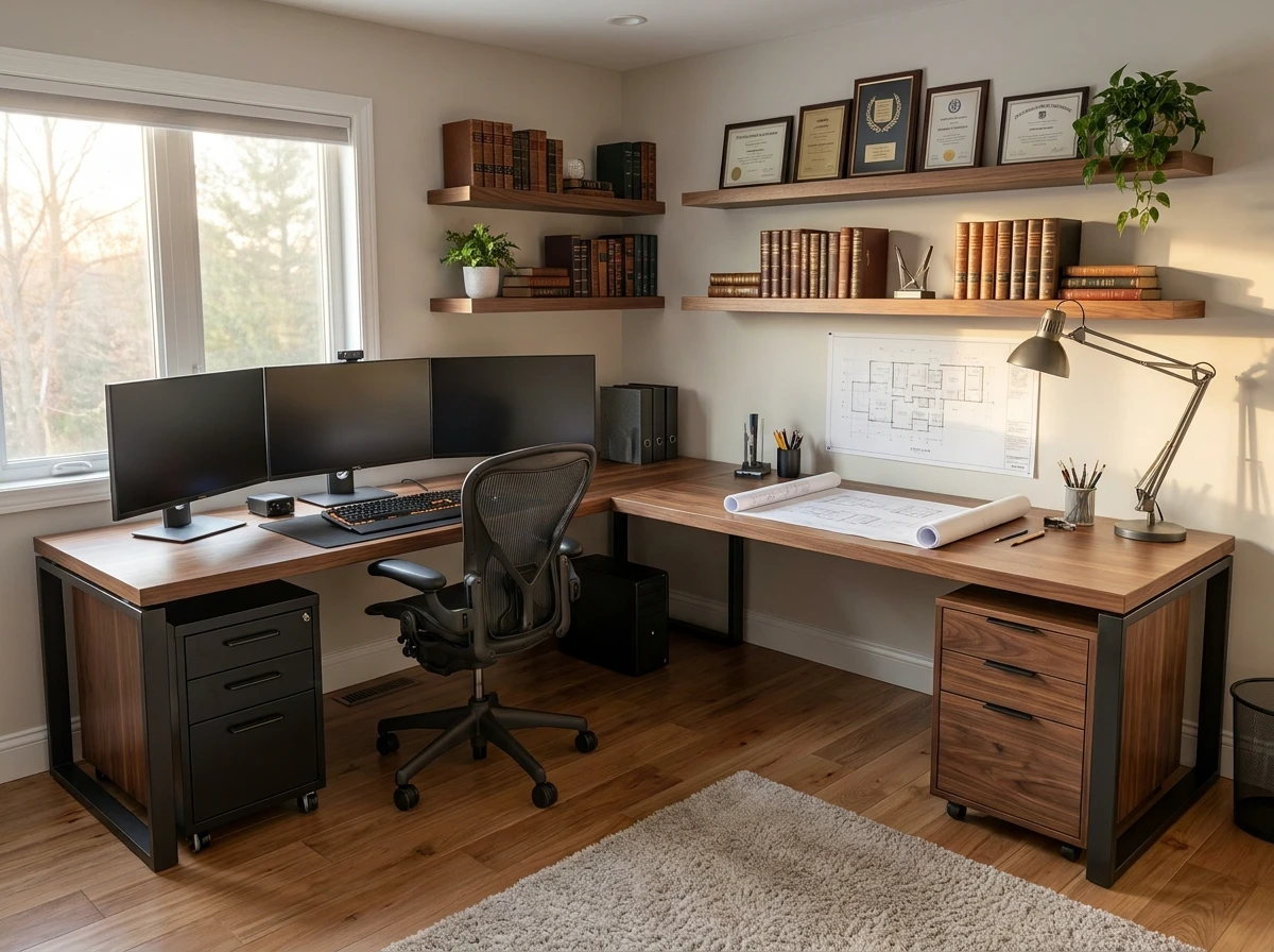 Plus de 18 m² ou bureau dédié Le Coin Bureau Complet