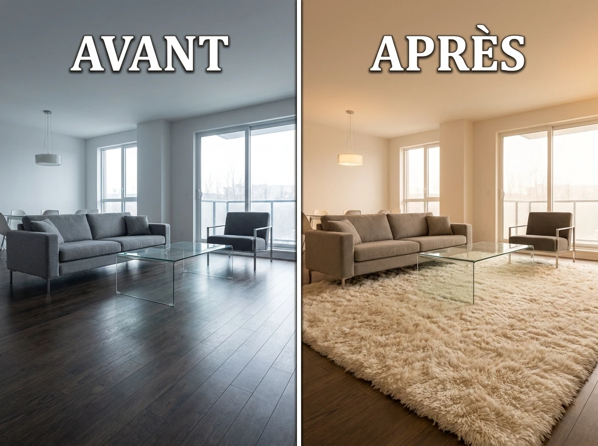 Pourquoi le tapis change vraiment la donne dans un salon cocooning