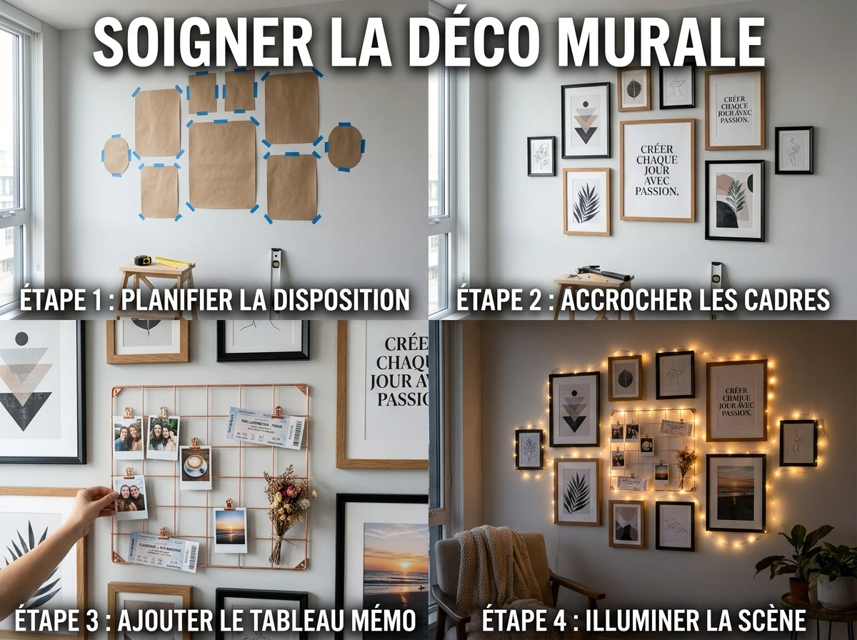 Soigner la déco murale
