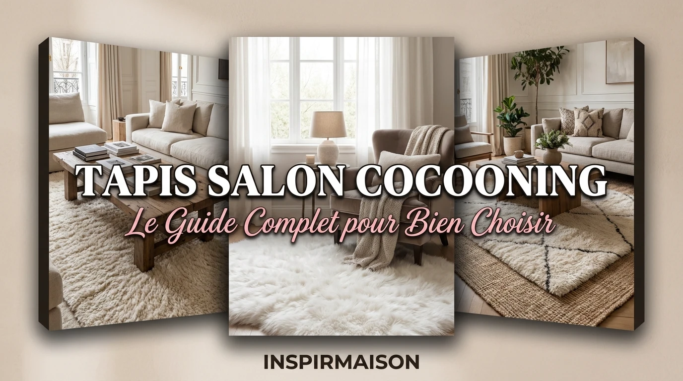 Trois salons cosy avec tapis moelleux pour une ambiance cocooning.