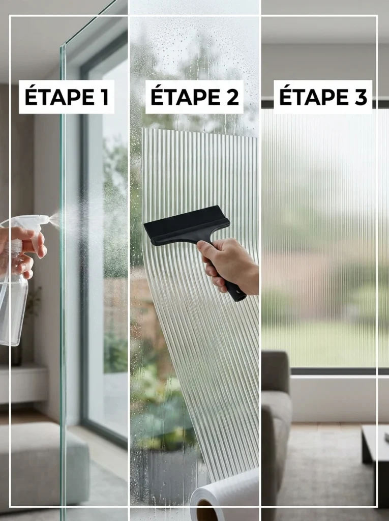 Le film décoratif sur vitre pour une intimité permanente