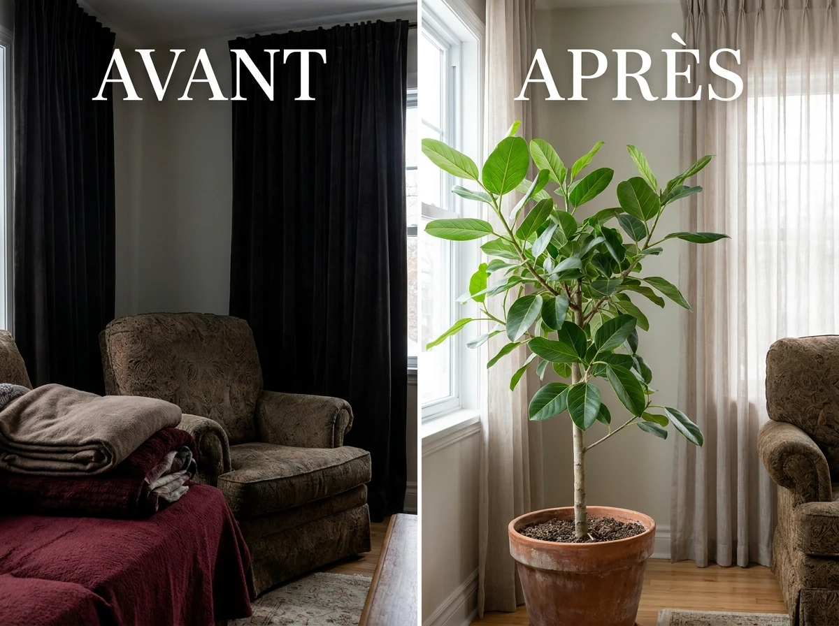 Une plante, pour que la pièce respire vraiment