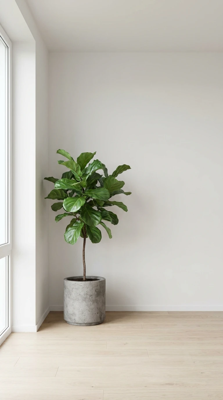 Une seule plante, choisie pour sa forme