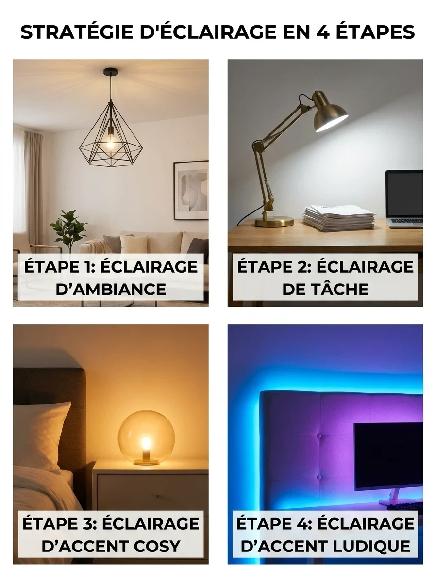 Une Source Lumineuse Dédiée par Zone
