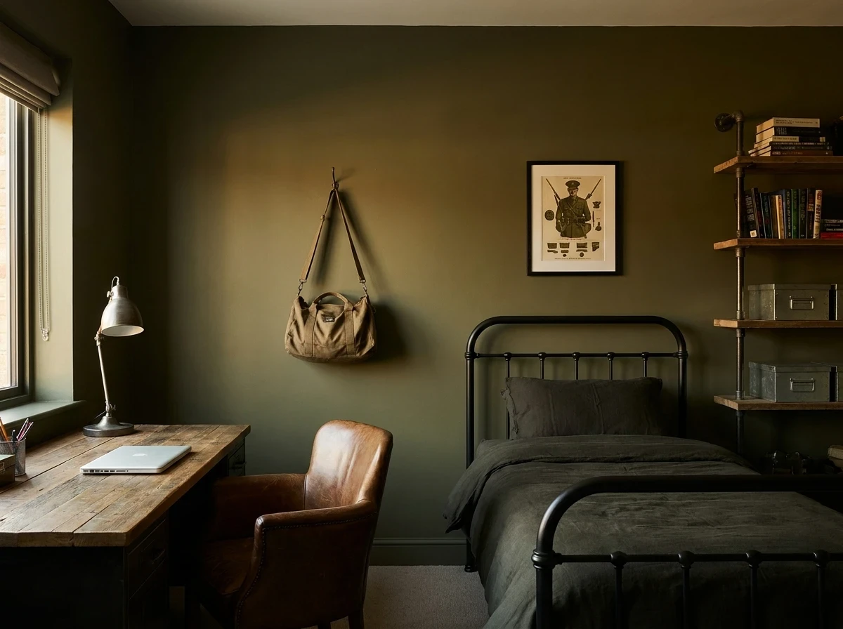 Vert Kaki Mat: Le Style Militaire Chic