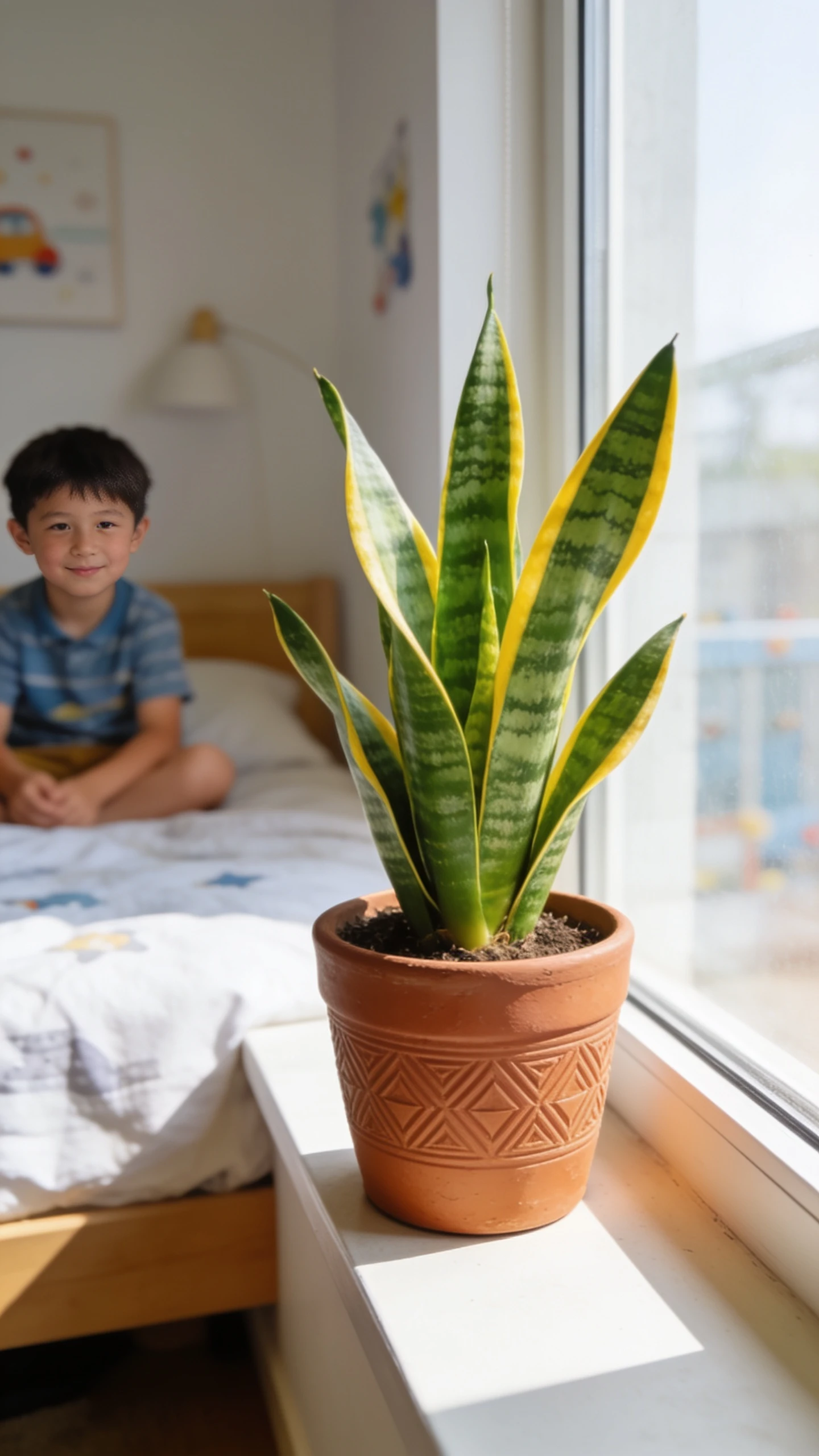 Ajoute des plantes robustes pour la chambre