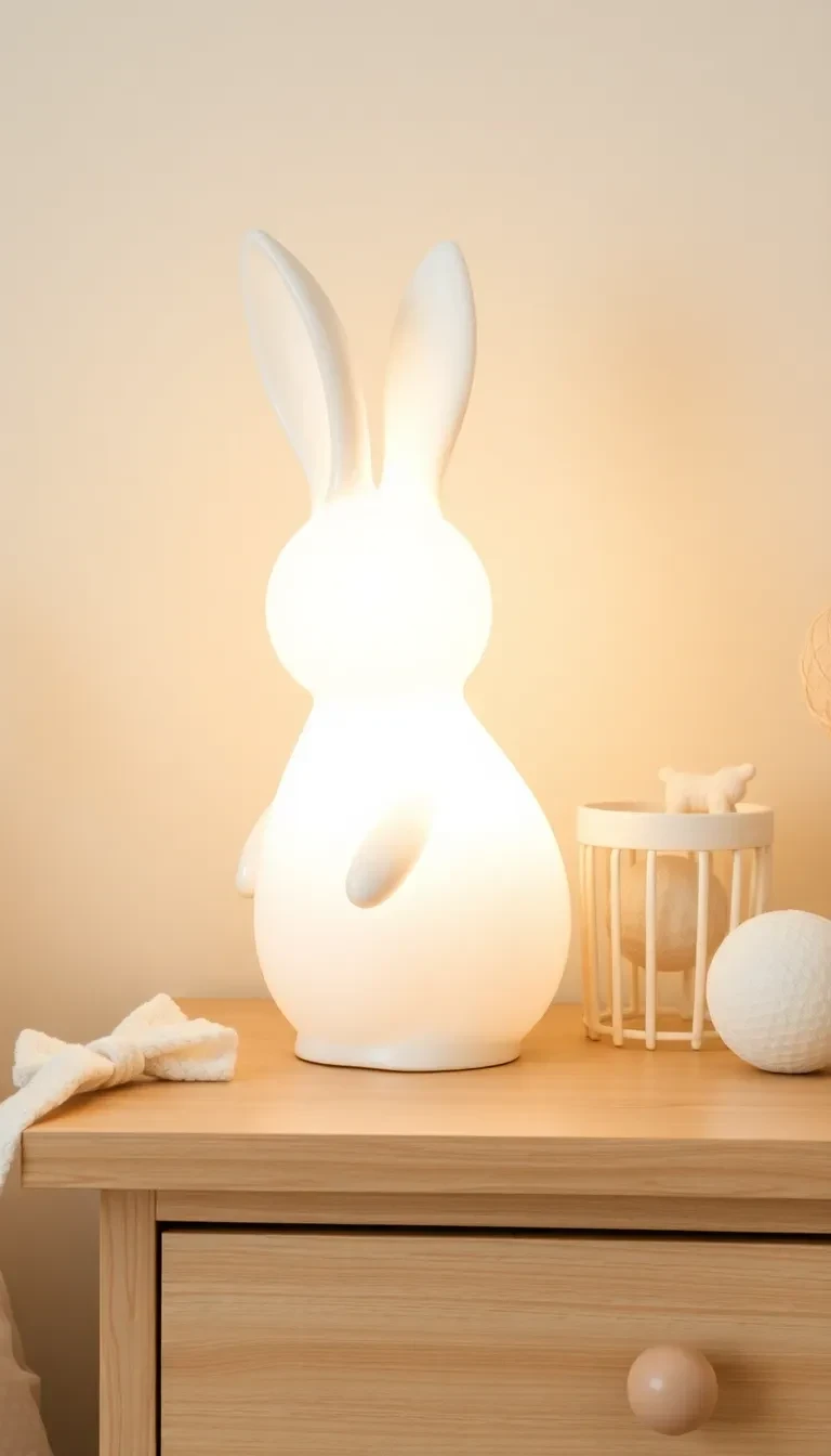 Ajoute une lampe en forme d'animal ou de personnage