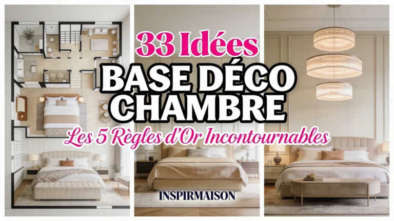 33 idées de décoration de chambre, plan d'étage, lits élégants, lustres modernes.