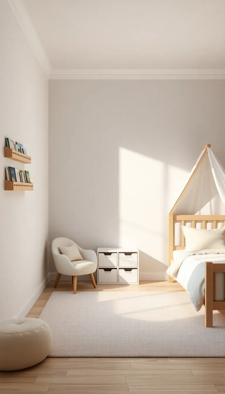 Diviser la chambre en zones claires et bien identifiées