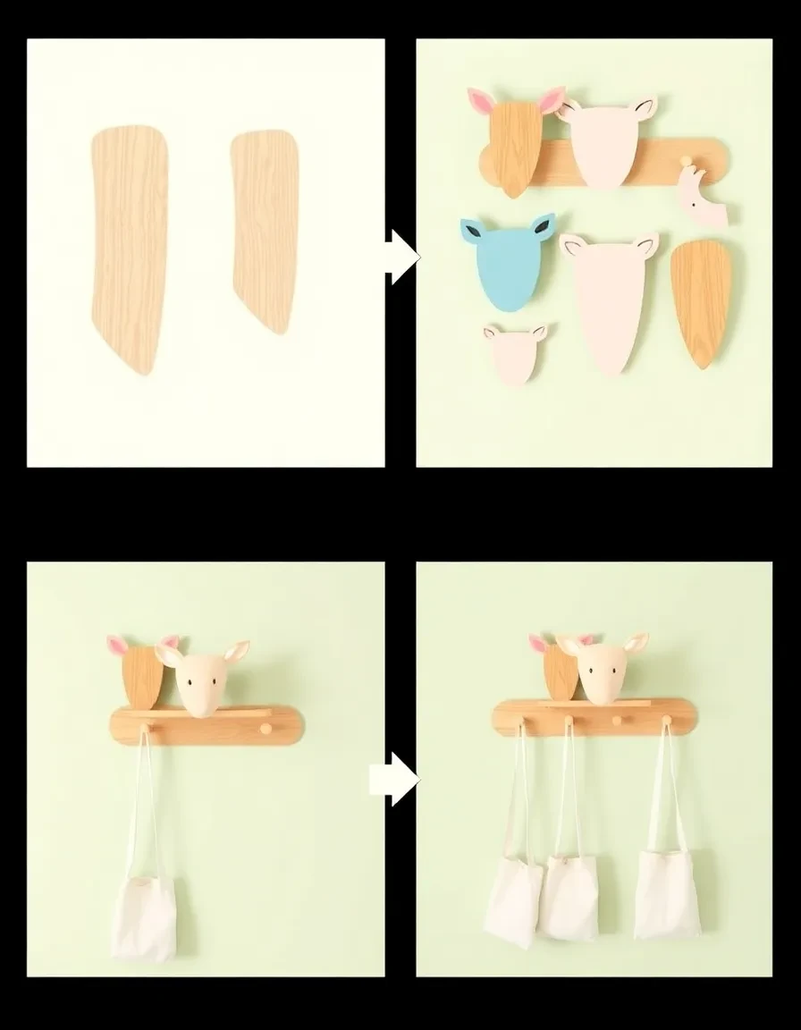 Fabrique une patère animalière en DIY