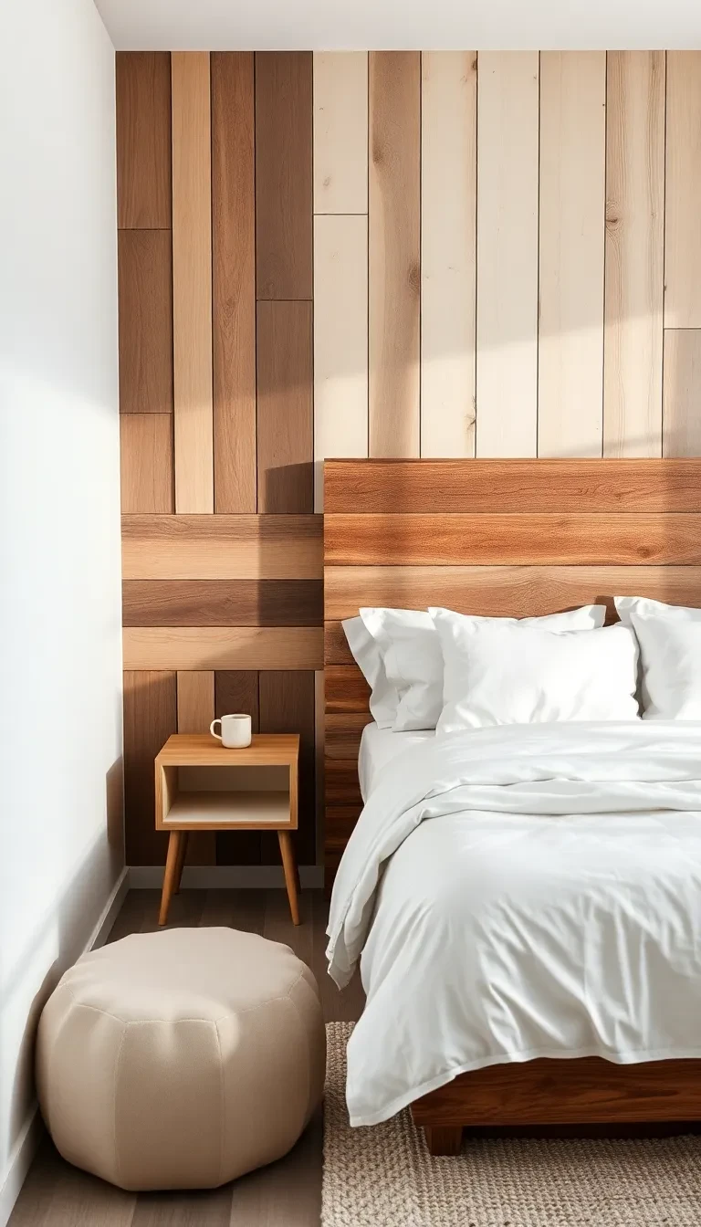 Fabrique une tête de lit avec des chutes de bois