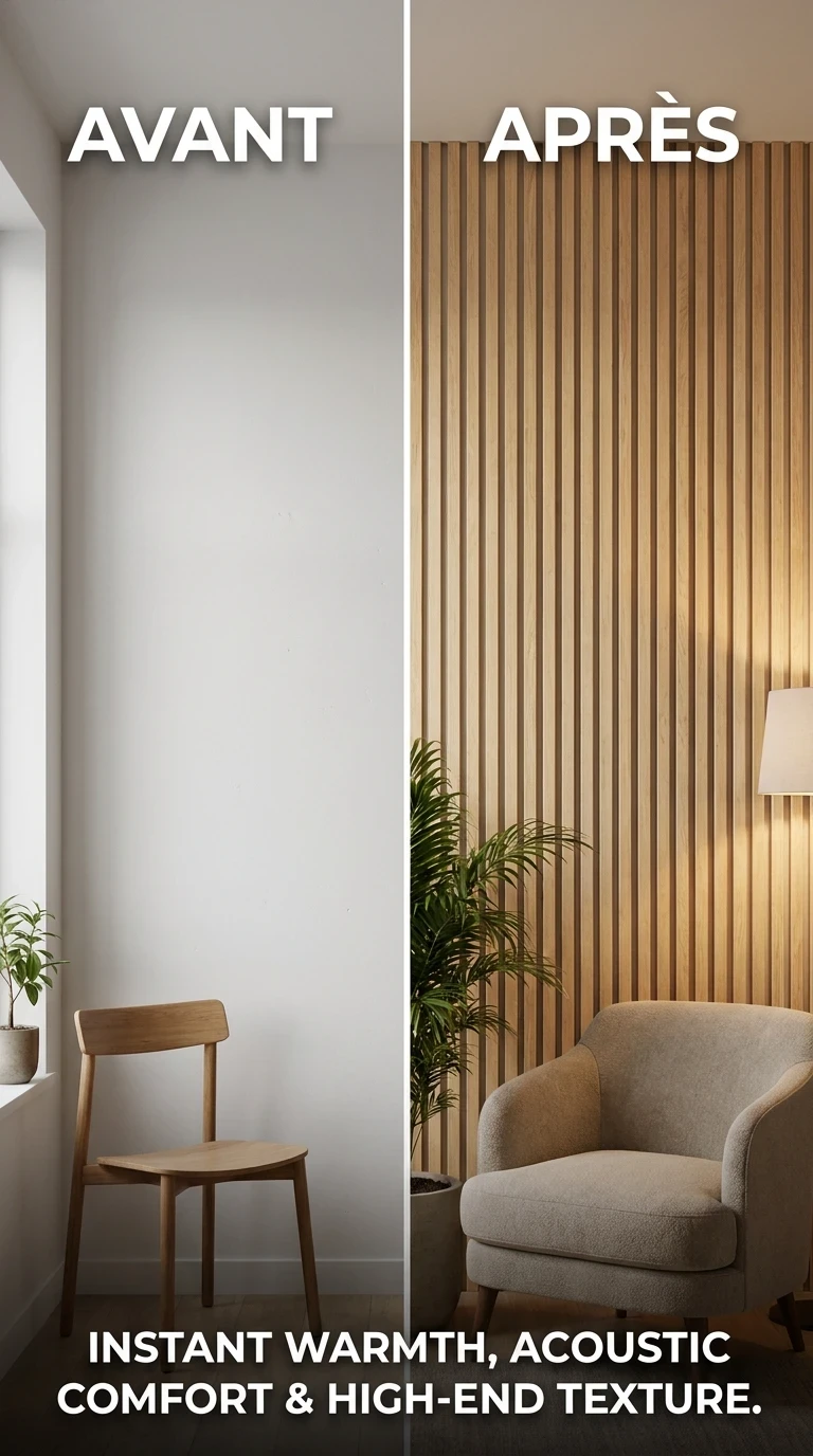 Habille un mur de panneaux muraux verticaux
