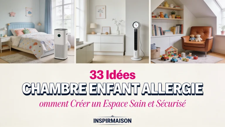 Chambre d'enfant saine avec purificateur d'air et mobilier sécurisé.