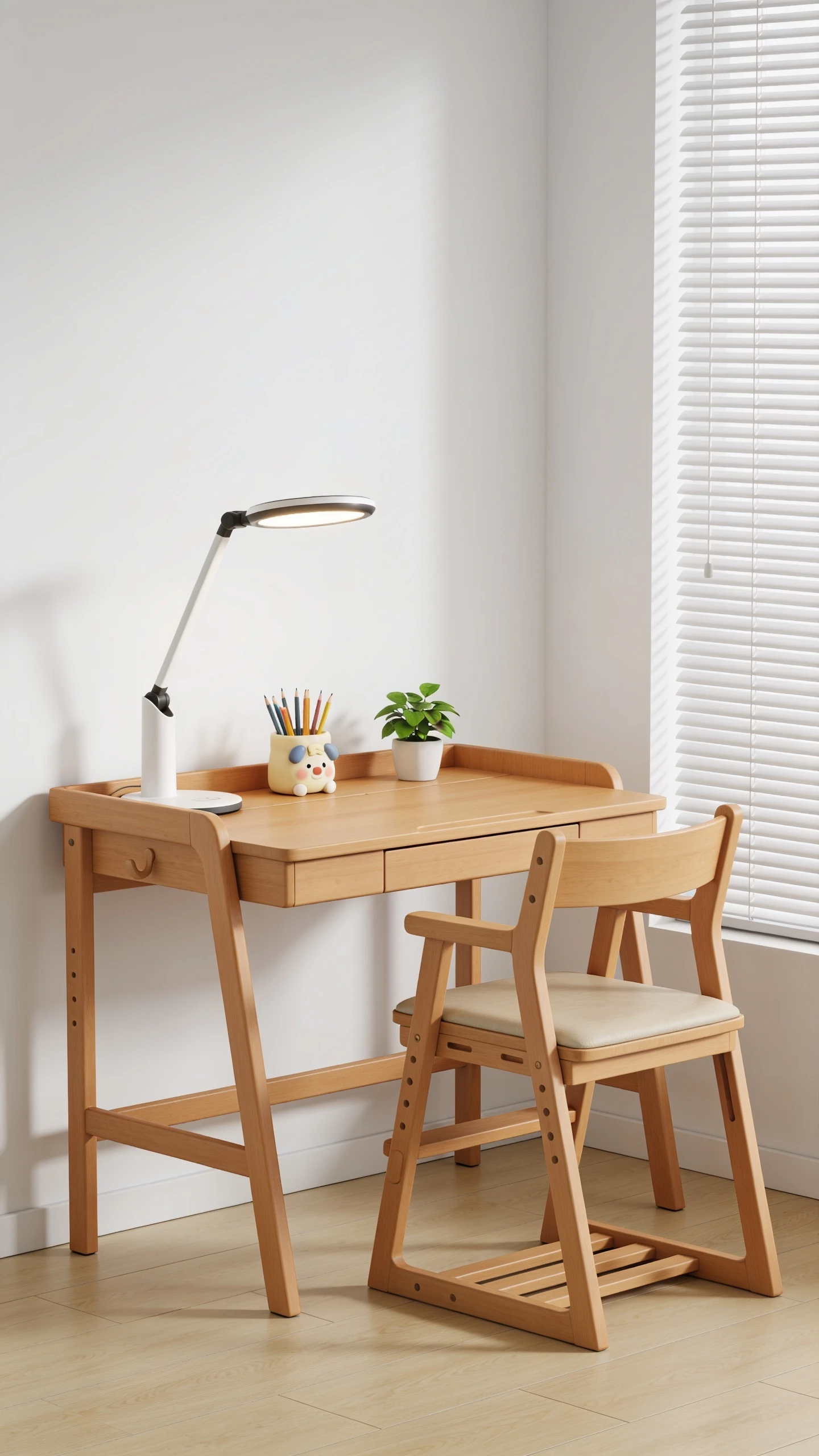 Installe un bureau adapté à sa taille