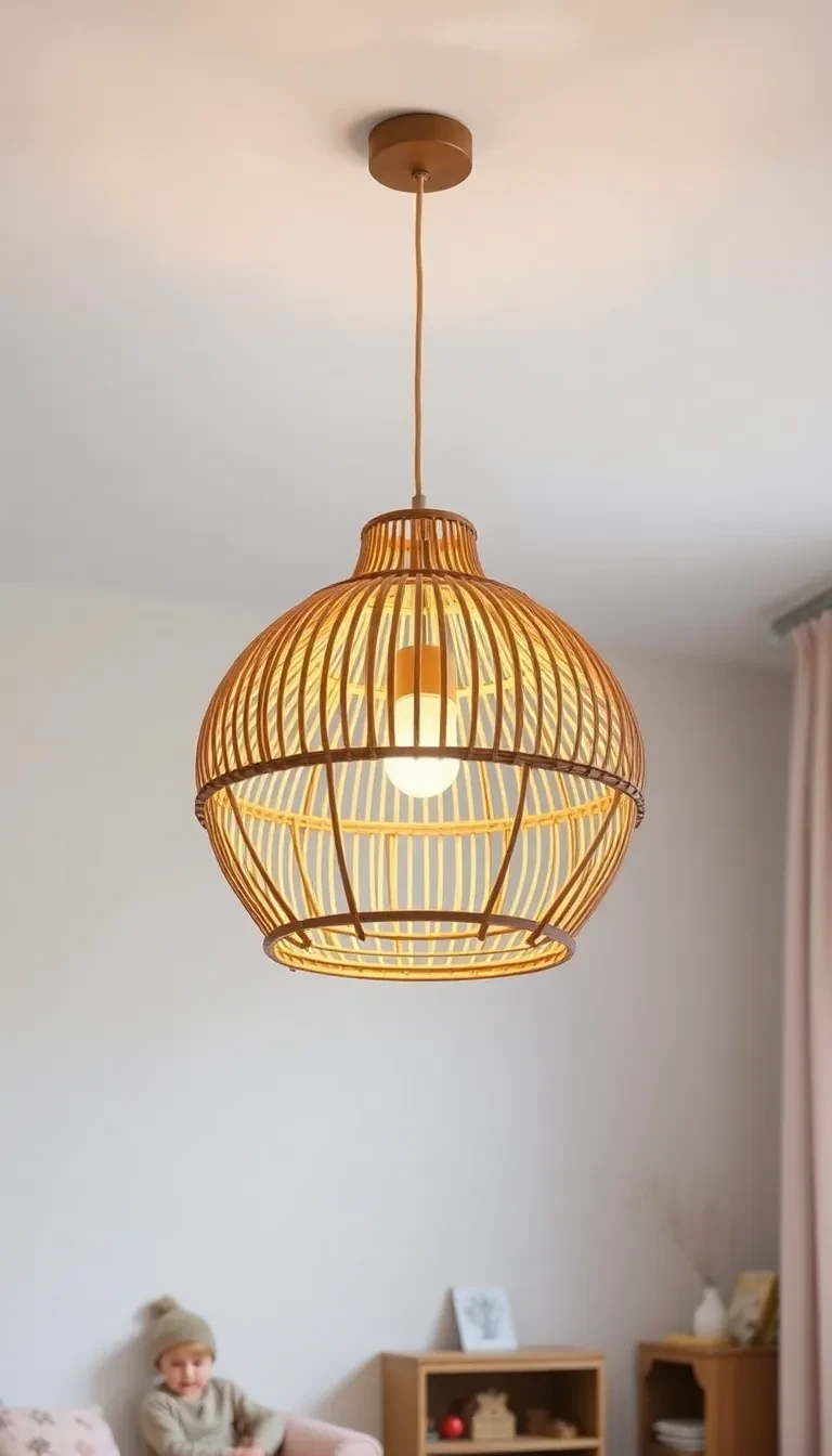 Installe un plafonnier à lumière douce et diffuse