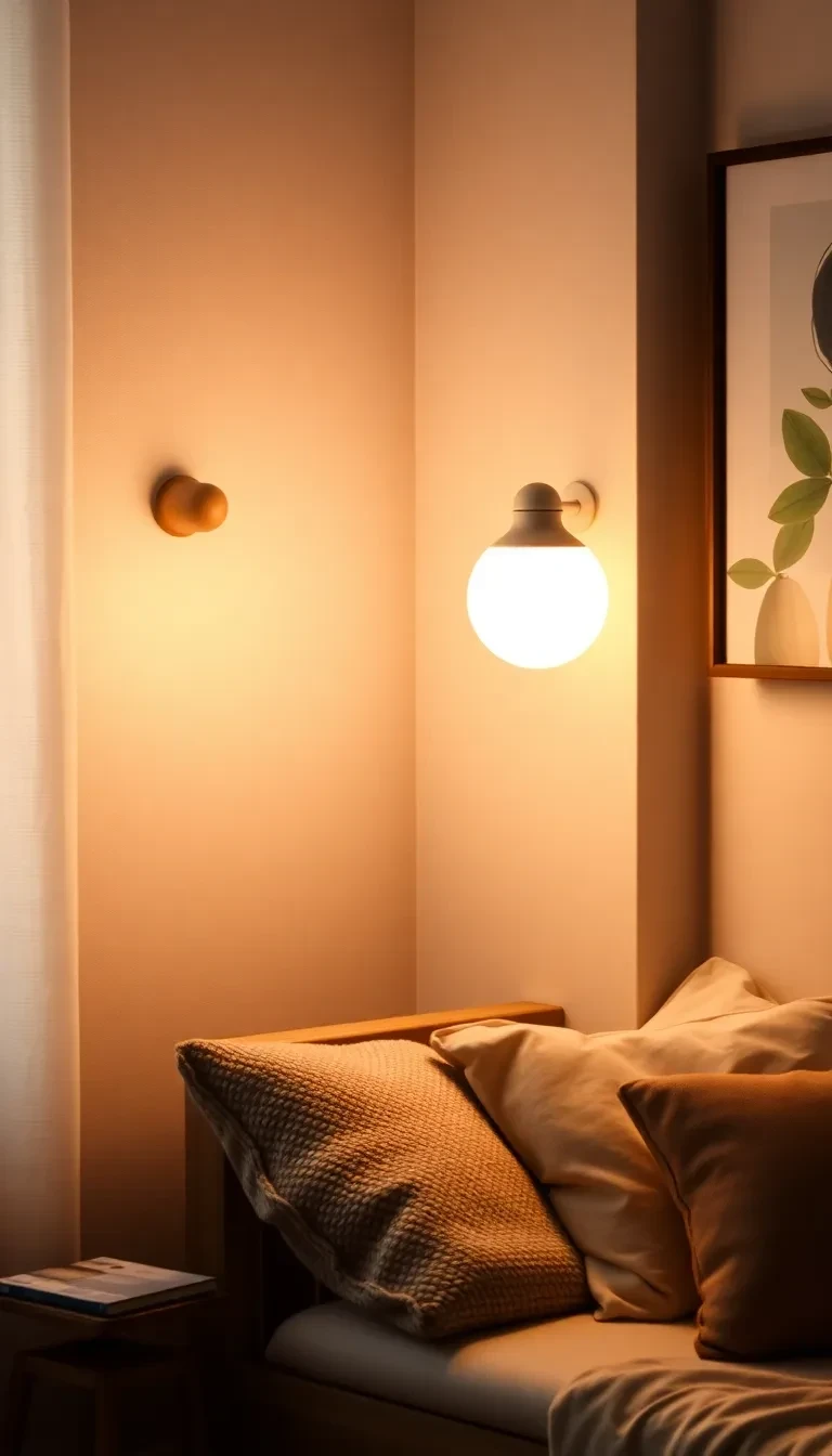 Installe une applique murale à hauteur d'enfant