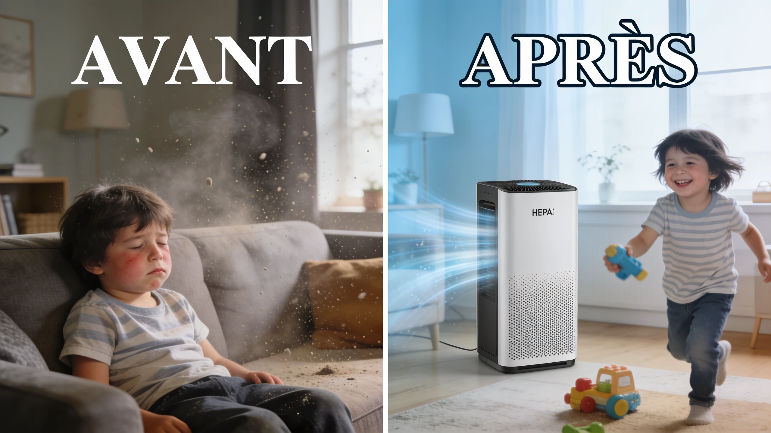 Investir dans un purificateur d'air avec filtre HEPA