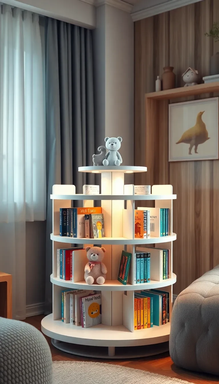 La bibliothèque tournante pour les petits espaces