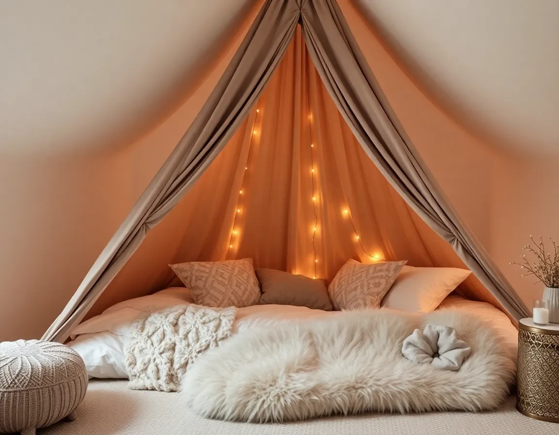 La cabane ou le tipi, un classique qui fonctionne toujours