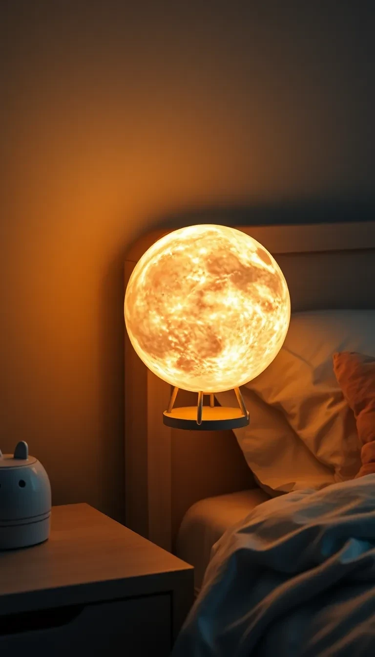 La lampe globe terrestre ou lune lumineuse