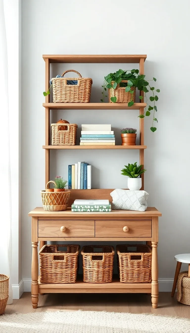 La table à langer transformée en meuble de rangement