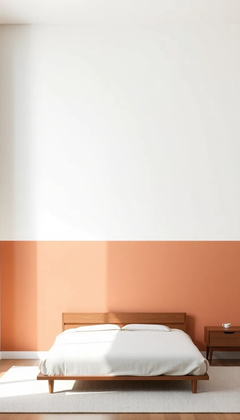 L'aplat de couleur à mi-hauteur