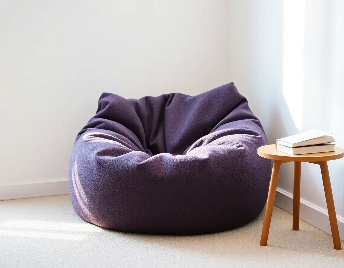 Le fauteuil ou le pouf, idéal dans les petites chambres