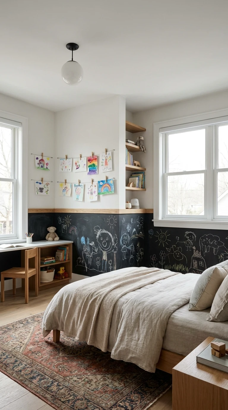 Le mur créatif, où l'enfant devient l'artiste