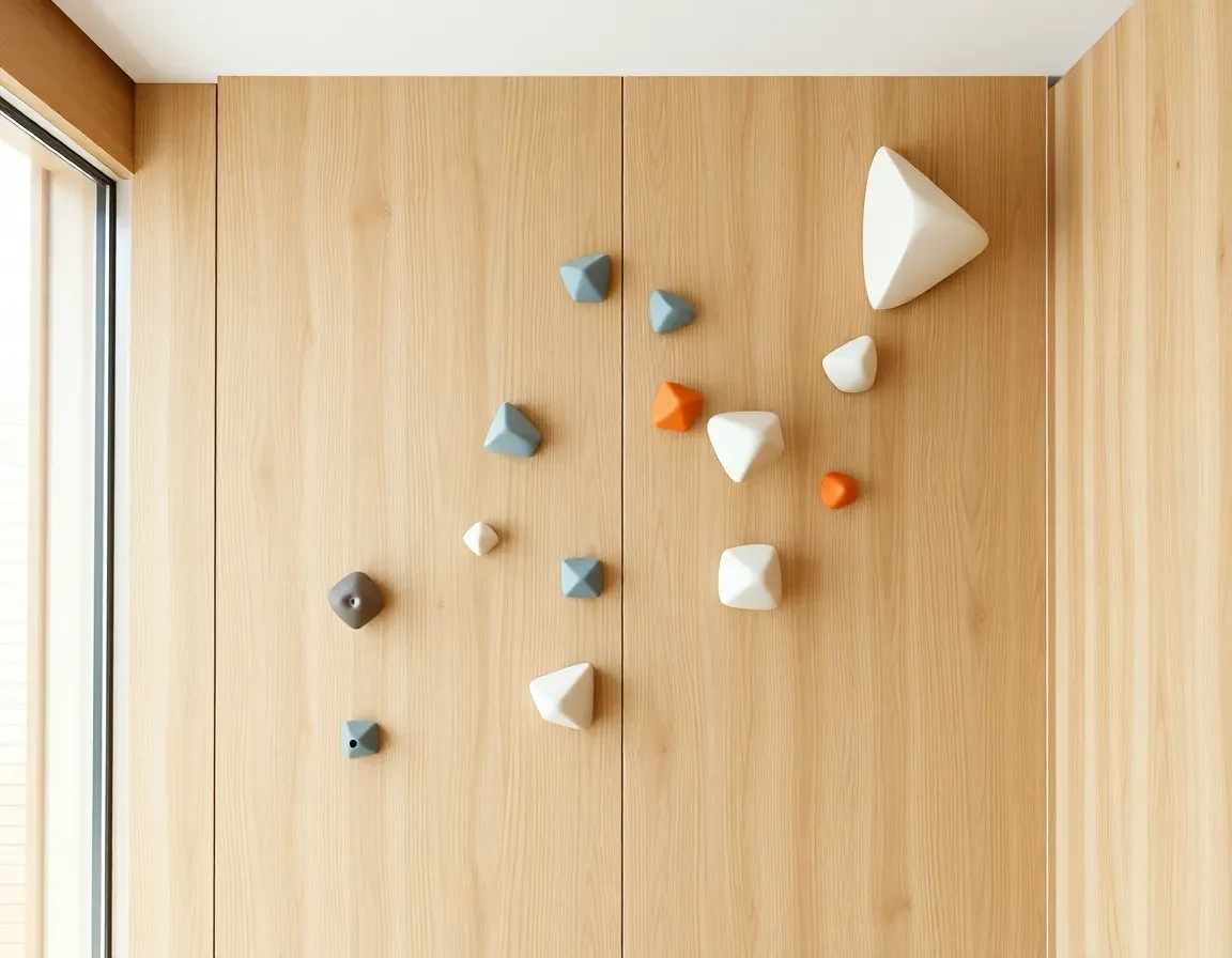Le mur d'escalade miniature, pour les enfants pleins d'énergie