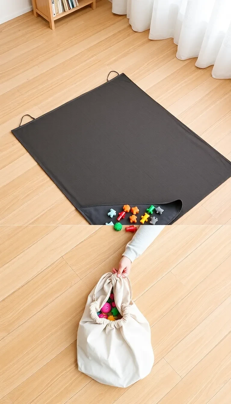Le tapis de jeu avec rangement intégré