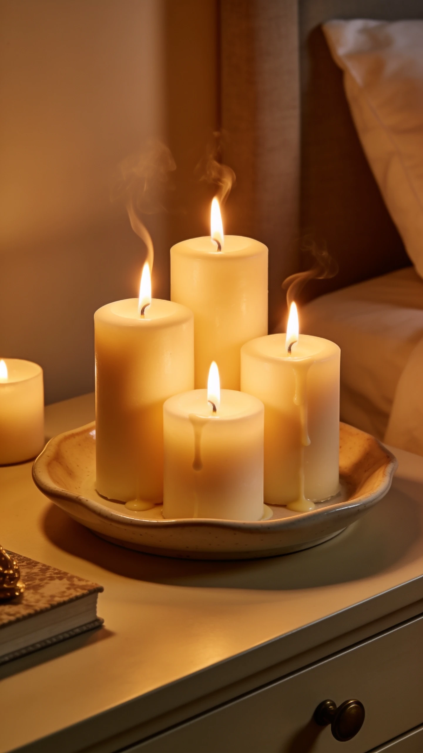 Les bougies comme décoration AND ambiance