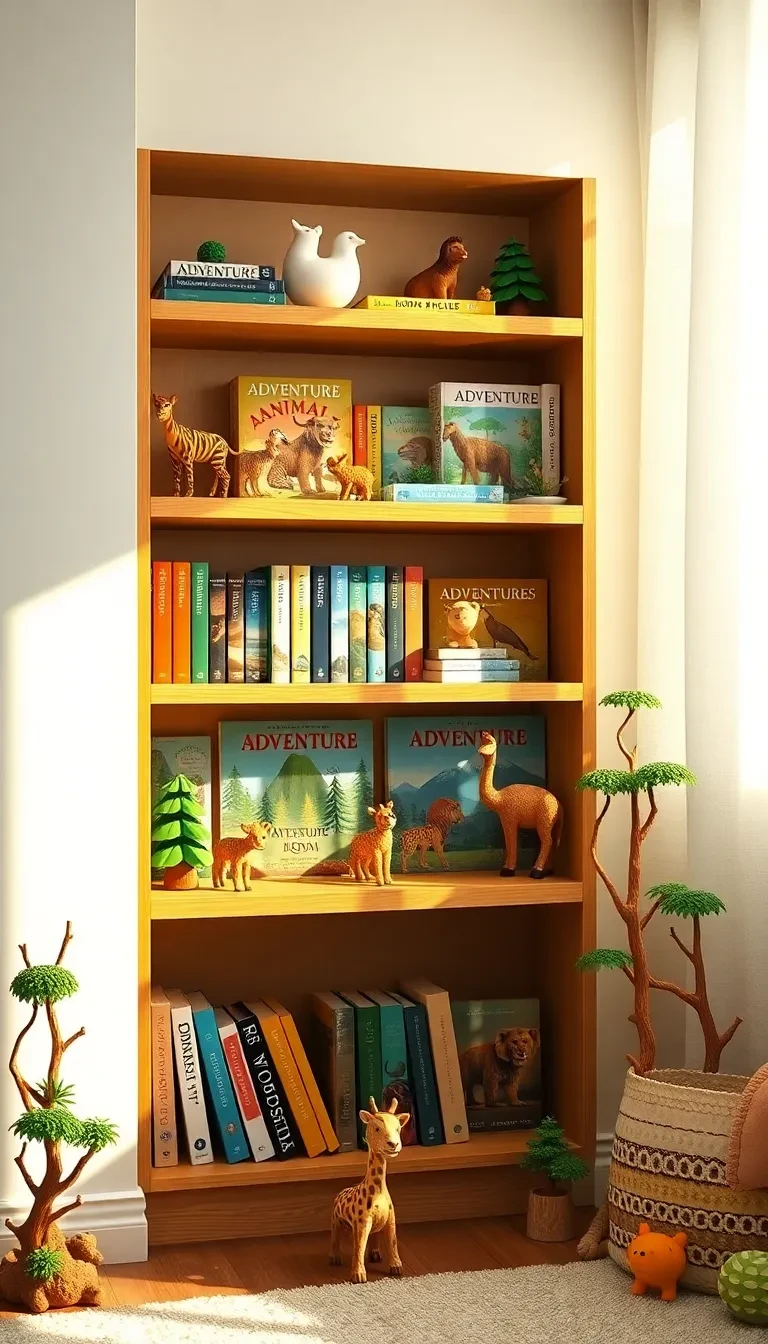 L'étagère à livres pensée comme un thème de chambre