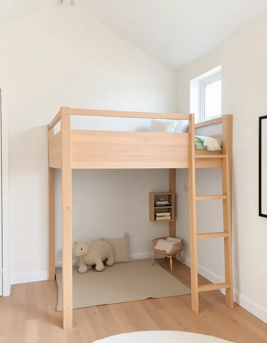 Opte pour un lit mezzanine dès que l'âge le permet